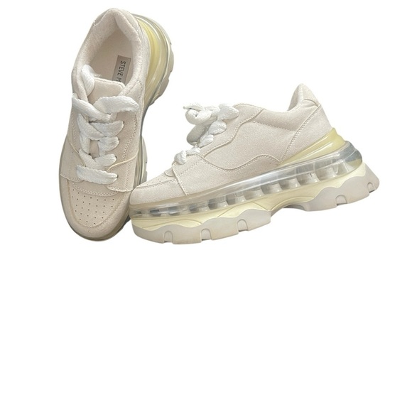 Steve Madden Evolved Y2K Chunky Platform Sneakers Suede Women’s 8 - Picture 3 of 8